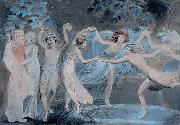 William Blake Oberon, Titania and Puck with Fairies Dancing France oil painting artist